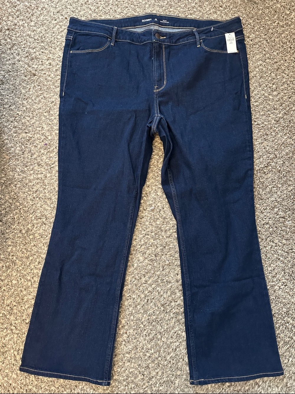 NWT Old Navy Women's Dark Blue Flare Jeans